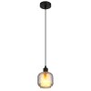 Illuminazione Globo Lighting Xia Lampadario a sospensione Nero, 1-Luce