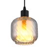 Illuminazione Globo Lighting Xia Lampadario a sospensione Nero, 1-Luce