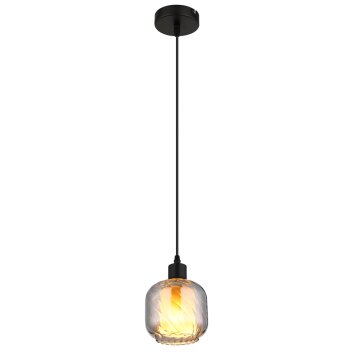 Illuminazione Globo Lighting Xia Lampadario a sospensione Nero, 1-Luce