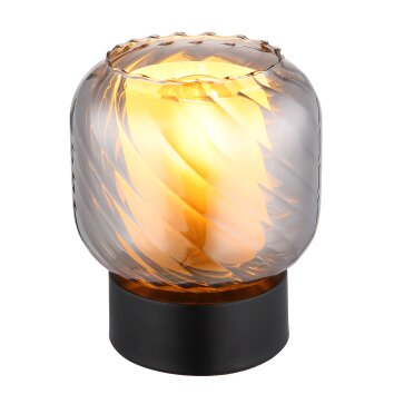 Illuminazione Globo Lighting Xia Lampada da tavolo Nero, 1-Luce