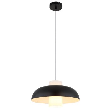 Illuminazione Globo Lighting Lowe Lampadario a sospensione Nero, 1-Luce