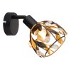 Illuminazione Globo Lighting und Plafoniera, Faretto da soffitto, Applique, Faretto da parete Nero, 1-Luce