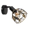 Illuminazione Globo Lighting und Plafoniera, Faretto da soffitto, Applique, Faretto da parete Nero, 1-Luce