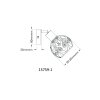 Illuminazione Globo Lighting und Plafoniera, Faretto da soffitto, Applique, Faretto da parete Nero, 1-Luce