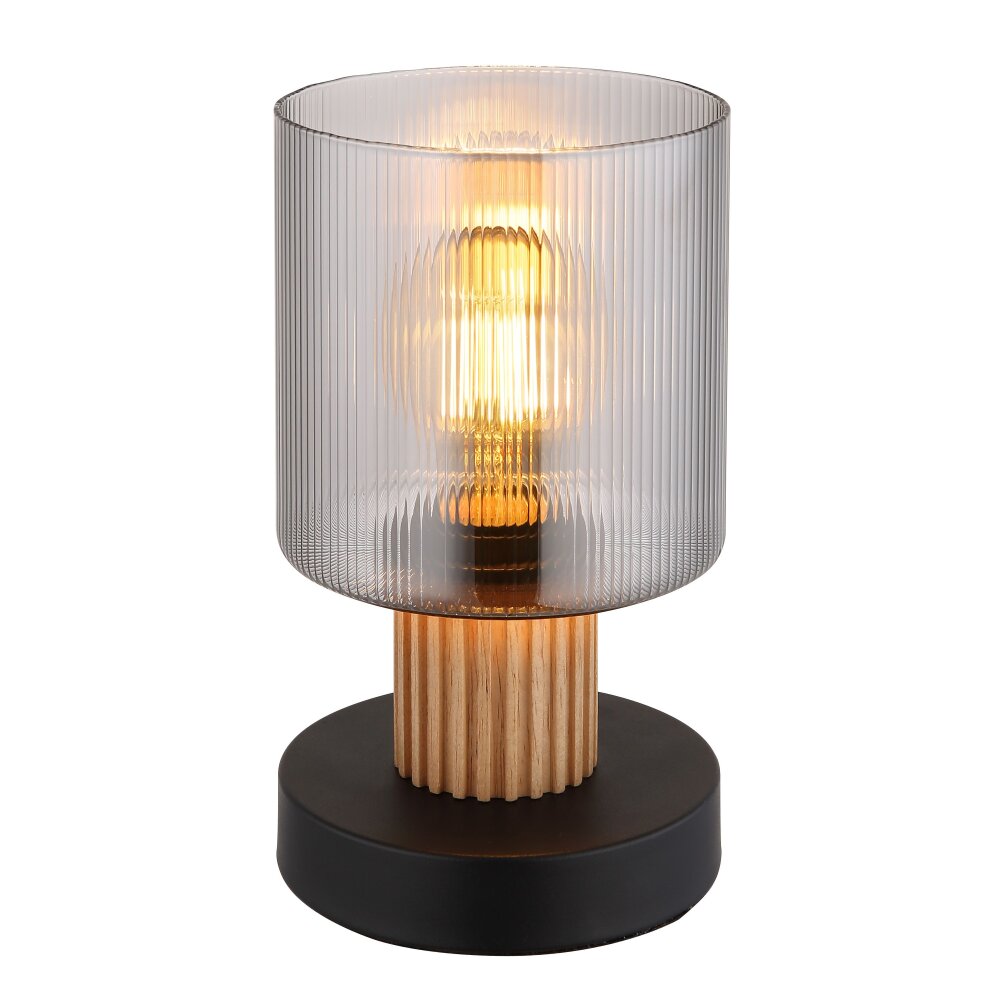 Illuminazione Globo Lighting Aleidis Lampada da tavolo Marrone scuro, Nero, 1-Luce main product photo