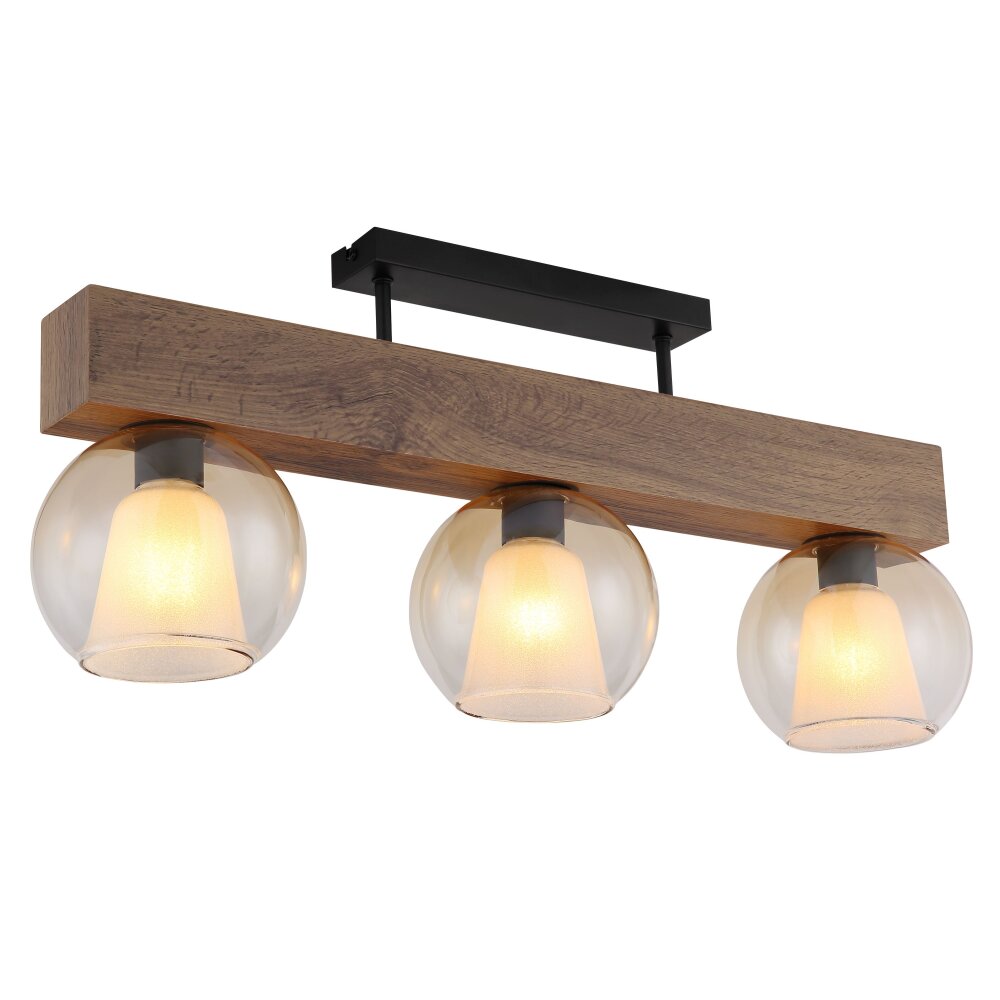 Illuminazione Globo Lighting I Plafoniera Écru, Nero, 3-Luci main product photo