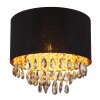 Illuminazione Globo Lighting Coletta Plafoniera Oro, Nero, 1-Luce
