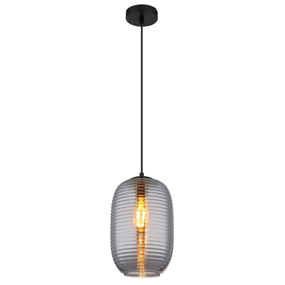 Illuminazione Globo Lighting Jefrey Lampadario a sospensione Nero, 1-Luce main product photo