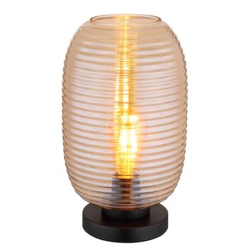 Illuminazione Globo Lighting Jefrey Lampada da tavolo Nero, 1-Luce