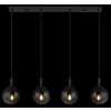 Illuminazione Globo Lighting Dalton Lampadario a sospensione Nero, 4-Luci