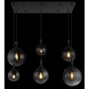 Illuminazione Globo Lighting Dalton Lampadario a sospensione Nero, 6-Luci