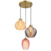 Illuminazione Globo Lighting Jessica Lampadario a sospensione Oro, 3-Luci