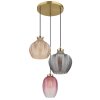 Illuminazione Globo Lighting Jessica Lampadario a sospensione Oro, 3-Luci