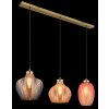 Illuminazione Globo Lighting Jessica Lampadario a sospensione Oro, 3-Luci