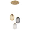 Illuminazione Globo Lighting Devin Lampadario a sospensione Oro, 3-Luci