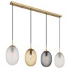 Illuminazione Globo Lighting Devin Lampadario a sospensione Oro, 4-Luci