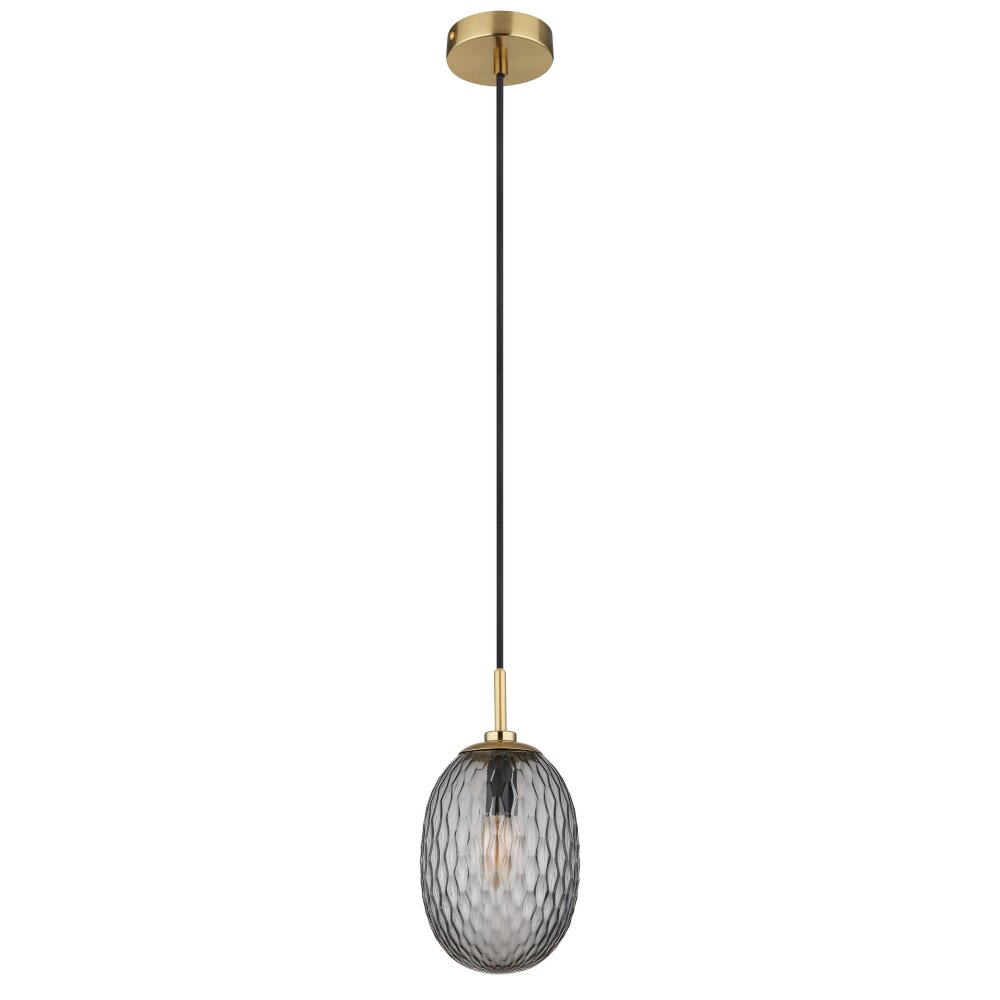 Illuminazione Globo Lighting Devin Lampadario a sospensione Oro, 1-Luce