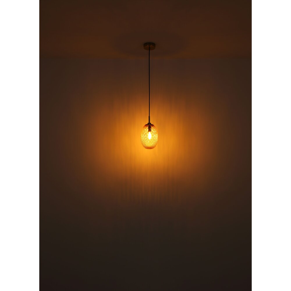 Illuminazione Globo Lighting Devin Lampadario a sospensione Oro, 1-Luce