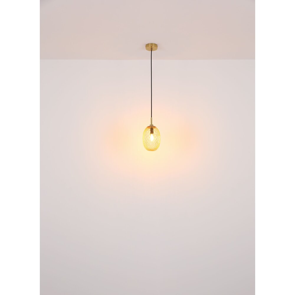 Illuminazione Globo Lighting Devin Lampadario a sospensione Oro, 1-Luce
