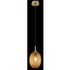 Illuminazione Globo Lighting Devin Lampadario a sospensione Oro, 1-Luce