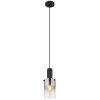 Illuminazione Globo Lighting Florentina Lampadario a sospensione Nero, 1-Luce