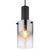 Illuminazione Globo Lighting Florentina Lampadario a sospensione Nero, 1-Luce