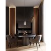 Illuminazione Globo Lighting Florentina Lampadario a sospensione Nero, 1-Luce