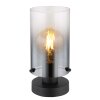 Illuminazione Globo Lighting Florentina Lampada da tavolo Nero, 1-Luce