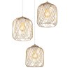 Illuminazione Globo Lighting Dichti Lampadario a sospensione Sabbia, 3-Luci