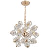 Illuminazione Globo Lighting Florietta Lampadario a sospensione LED Oro, 1-Luce