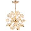 Illuminazione Globo Lighting Floriella Lampadario a sospensione LED Oro, 1-Luce
