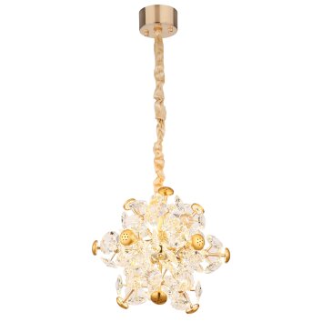 Illuminazione Globo Lighting Floriella Lampadario a sospensione LED Oro, 1-Luce