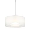 Illuminazione Globo Lighting Belinda Lampadario a sospensione LED Bianco, 1-Luce