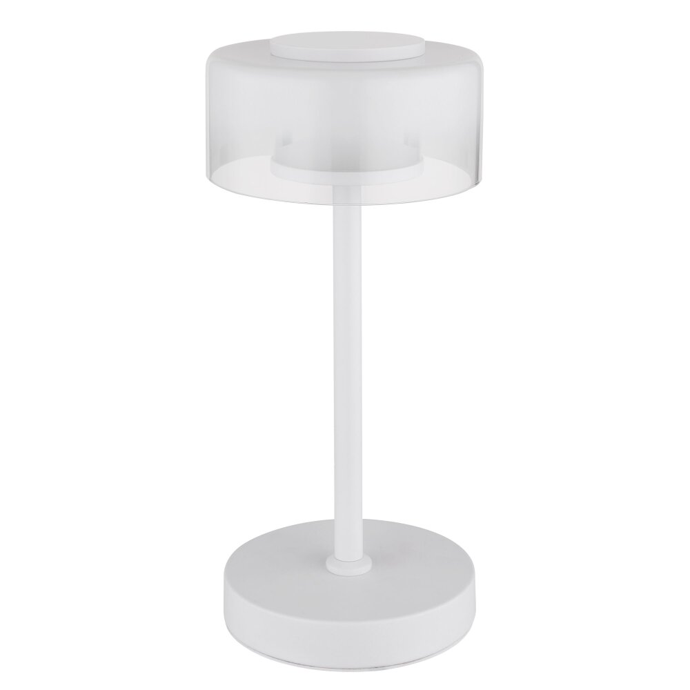 Illuminazione Globo Lighting Belinda Lampada da tavolo LED Bianco, 1-Luce