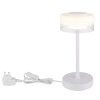 Illuminazione Globo Lighting Belinda Lampada da tavolo LED Bianco, 1-Luce