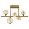 Illuminazione Globo Lighting Virina Plafoniera LED Oro, 1-Luce