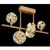 Illuminazione Globo Lighting Virina Plafoniera LED Oro, 1-Luce