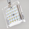 Piney Plafoniera LED Nichel opaco, 2-Luci