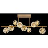 Illuminazione Globo Lighting Virina Plafoniera LED Oro, 1-Luce