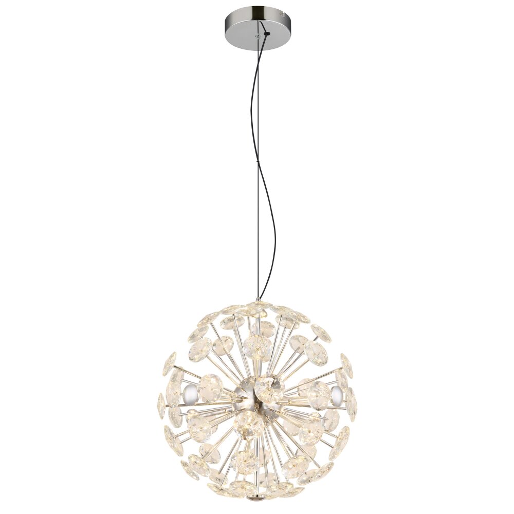 Illuminazione Globo Lighting Virina Lampadario a sospensione LED Cromo, 1-Luce main product photo