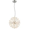 Illuminazione Globo Lighting Virina Lampadario a sospensione LED Cromo, 1-Luce