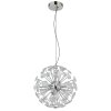Illuminazione Globo Lighting Virina Lampadario a sospensione LED Cromo, 1-Luce