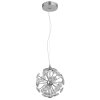 Illuminazione Globo Lighting Virina Lampadario a sospensione LED Cromo, 1-Luce