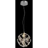 Illuminazione Globo Lighting Virina Lampadario a sospensione LED Cromo, 1-Luce