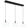 Illuminazione Globo Lighting Trenton Lampadario a sospensione LED Nero, 1-Luce