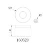 Illuminazione Globo Lighting Trenton Plafoniera LED Nero, 1-Luce