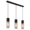 Illuminazione Globo Lighting Annika Lampadario a sospensione Nero, 3-Luci