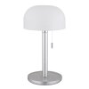 Stile fungo  Illuminazione Globo Lighting Norman Lampada da tavolo LED Argento, 1-Luce