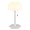 Illuminazione Globo Lighting Norman Lampada da tavolo LED Bianco, 1-Luce