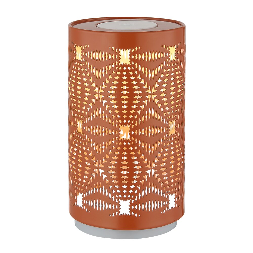 Illuminazione Globo Lighting Amiyah Lampada da tavolo LED Bianco, 1-Luce, Cambia colore main product photo